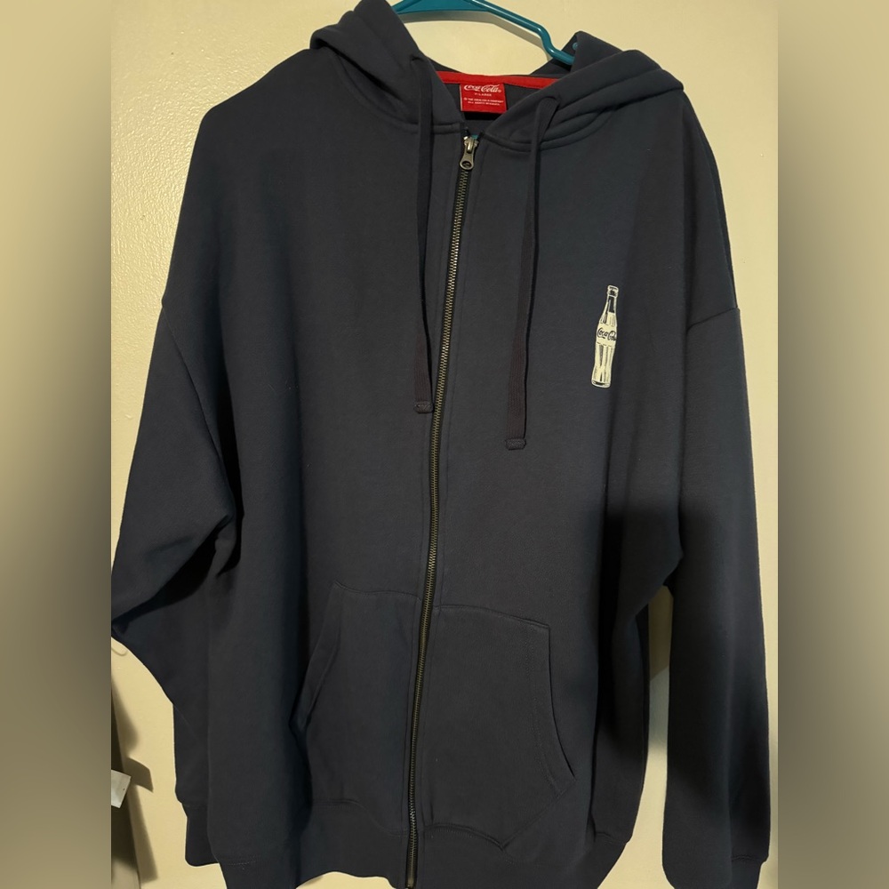 Coca Cola zip up hoodie